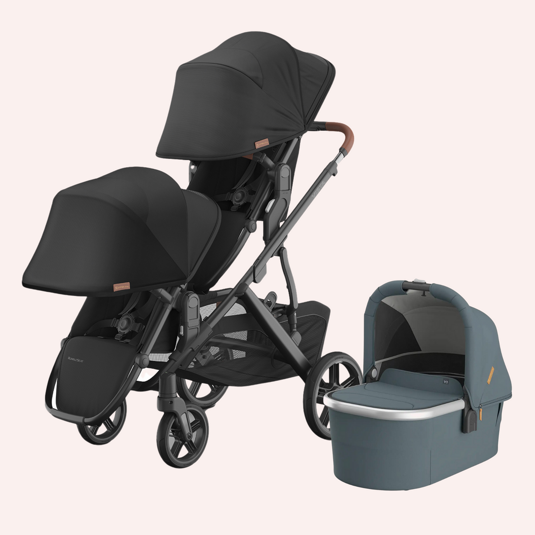 UPPAbaby VISTA V3 Double Pram - Nori