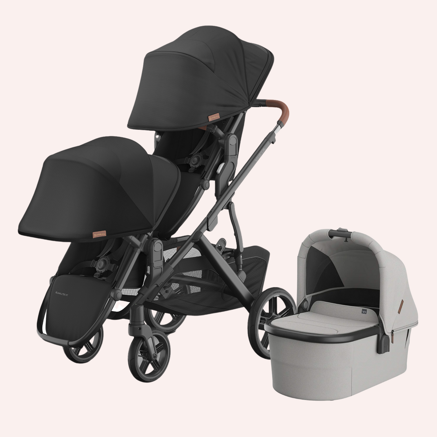 UPPAbaby VISTA V3 Double Pram - Nori