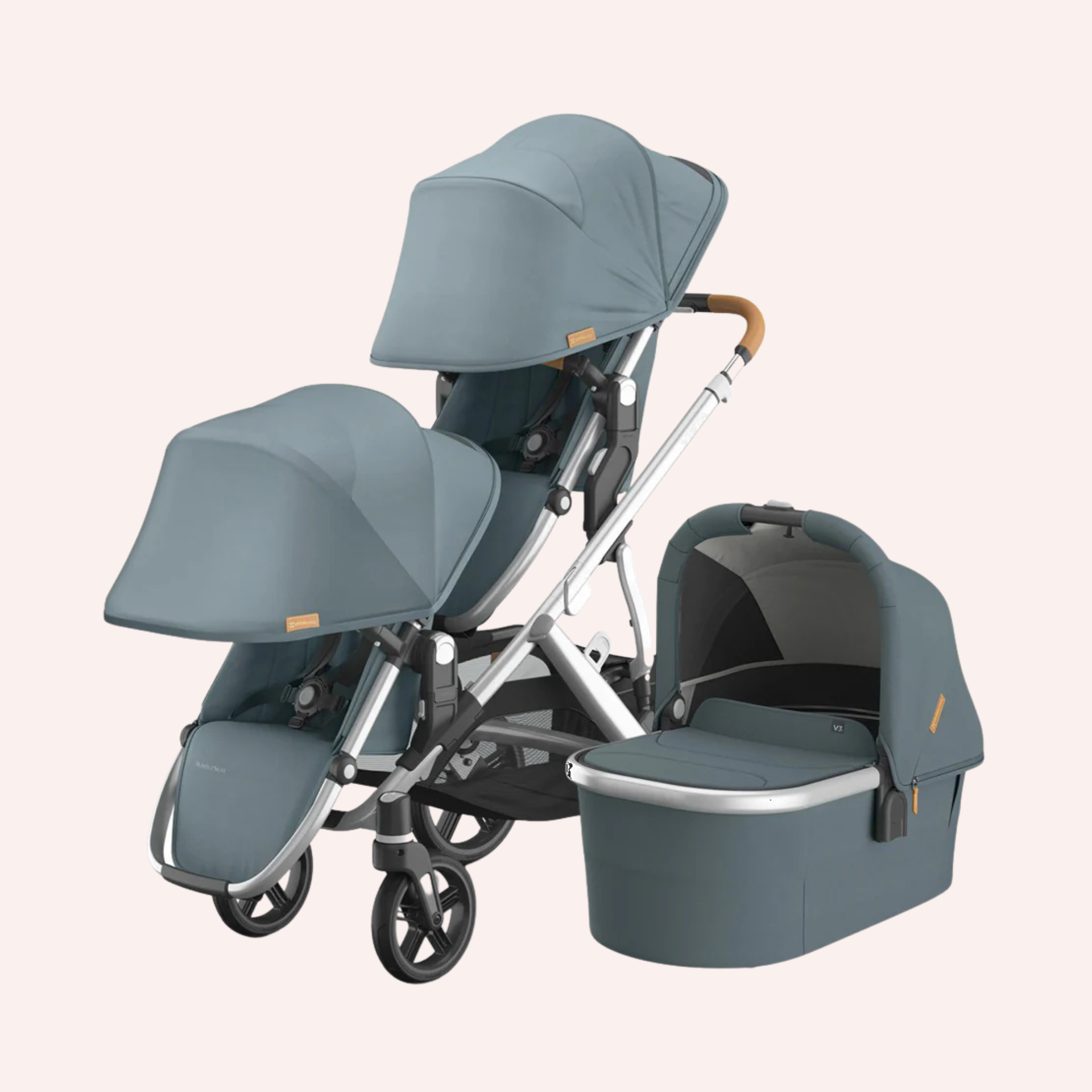 chicco double stroller and car seat Zoe Twin: Lightweight Double Stroller Grey main image 0