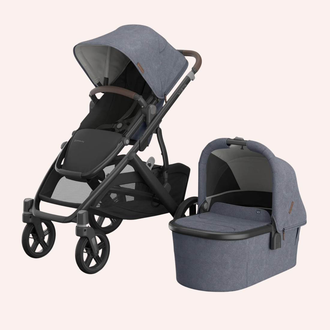 UPPAbaby VISTA V3 Bassinet and Seat Pram