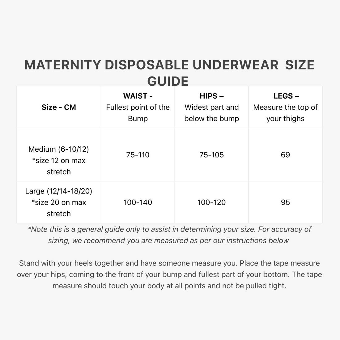 Postpartum Disposable Underwear