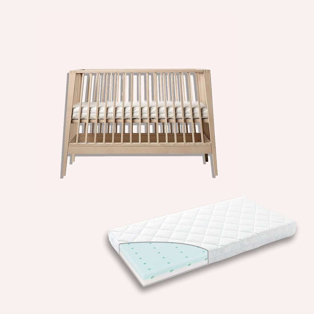 Leander LINEA Cot + Mattress Bundle