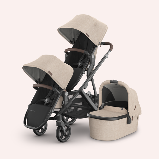 UPPAbaby VISTA V3 Double Pram - Oat Melange (Liam)
