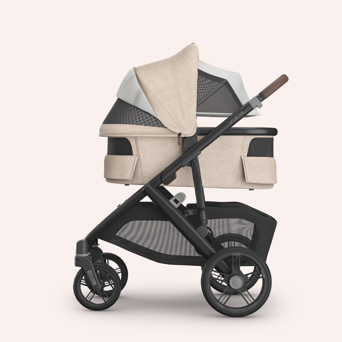 UPPAbaby VISTA V3 Double Pram - Oat Melange (Liam)