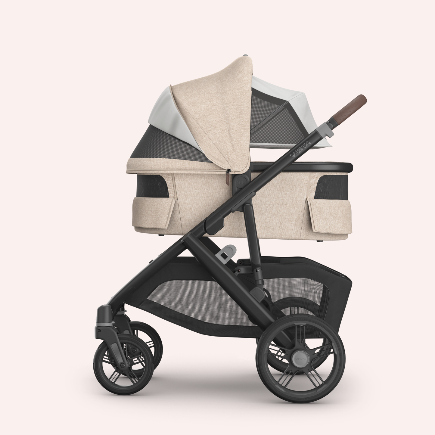 UPPAbaby VISTA V3 Double Pram - Oat Melange (Liam)
