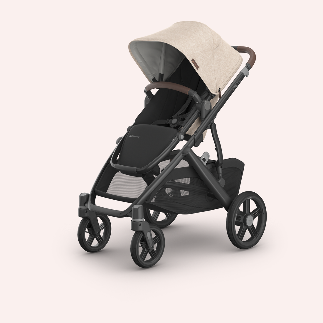 UPPAbaby VISTA V3 Double Pram - Oat Melange (Liam)