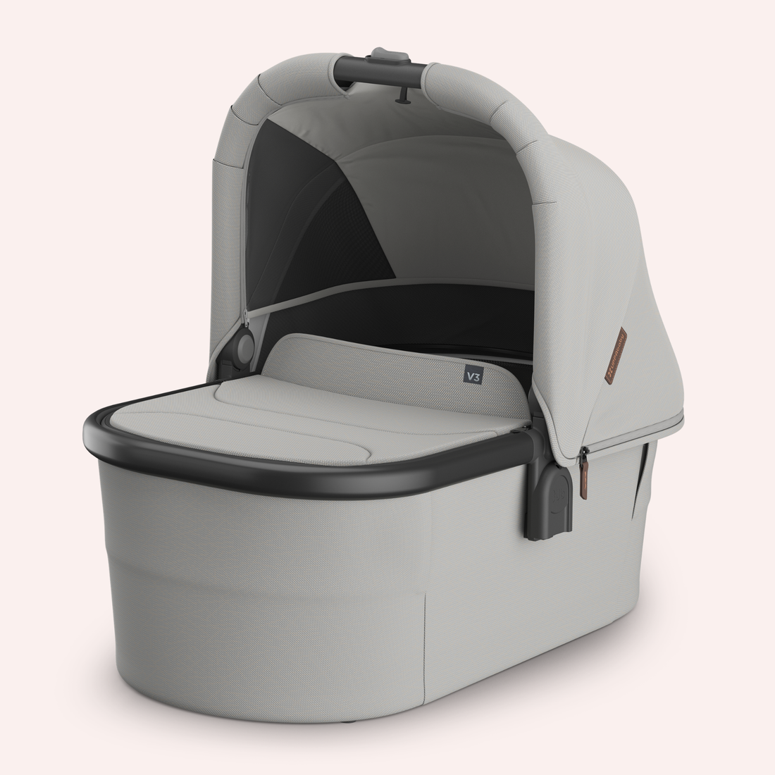 UPPAbaby VISTA V3 Double Pram - Pearl Grey Jacquard (Savannah)