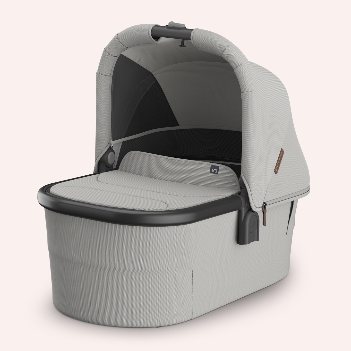 UPPAbaby VISTA V3 Double Pram - Pearl Grey Jacquard (Savannah)
