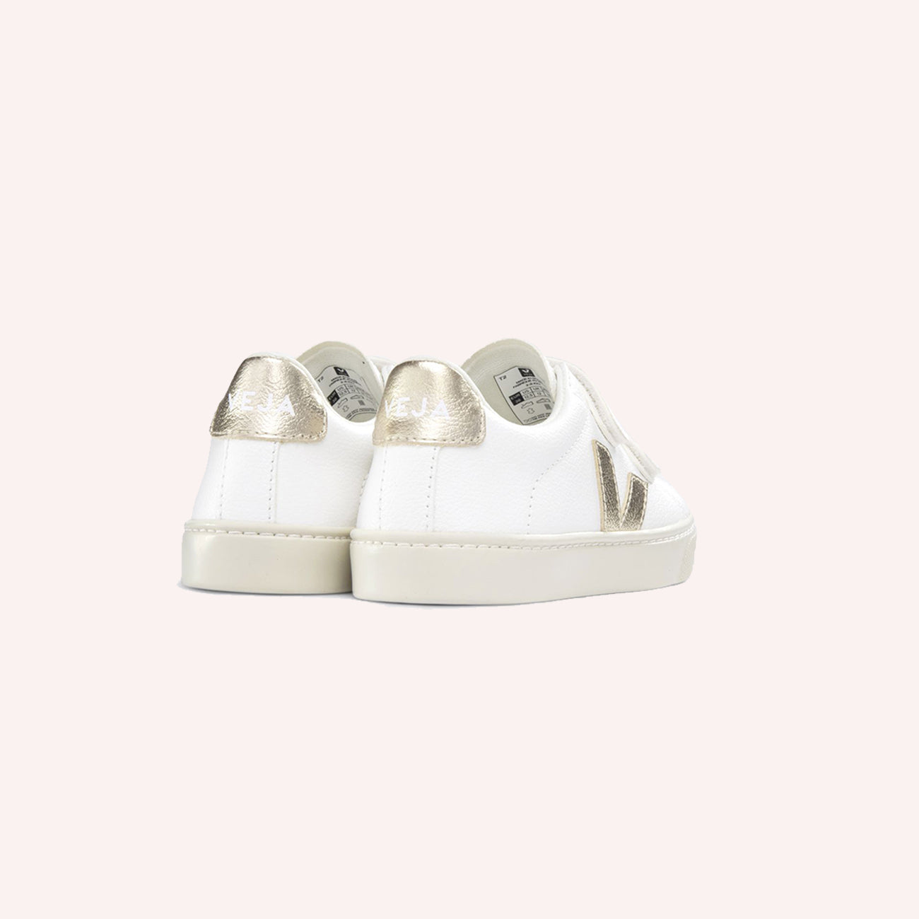 Esplar Chromefree Leather Sneaker - White Platine
