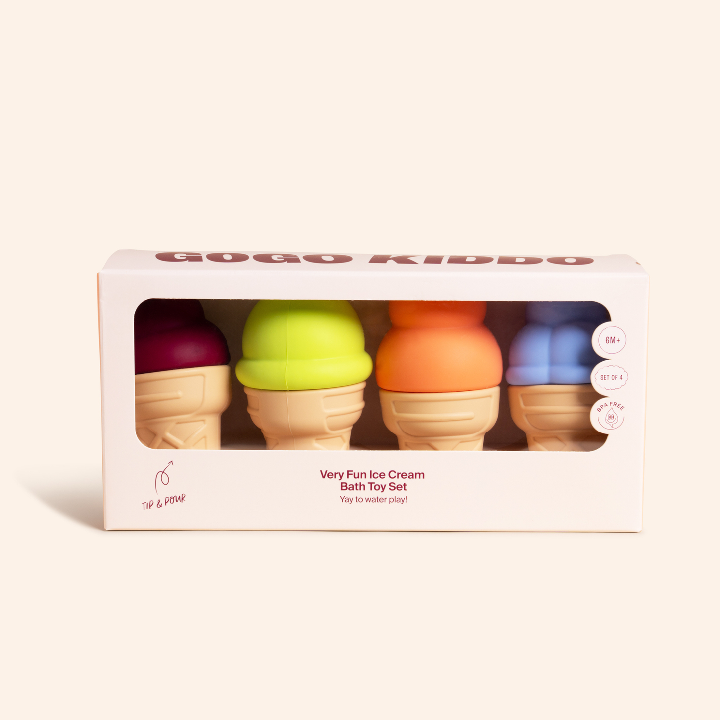 Very Fun Ice Cream Bath Toy Set