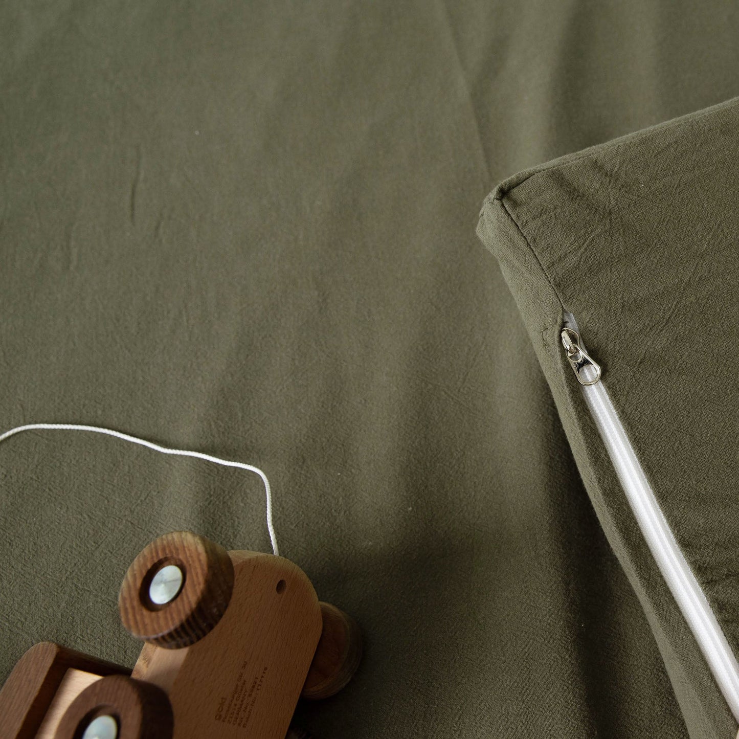 Cotton Padded Play Mat - Olive