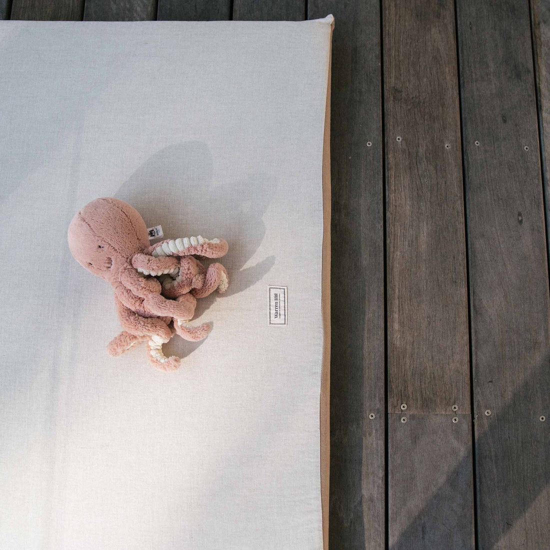 Canvas Outdoor Padded Play Mat - Linen & Cotton