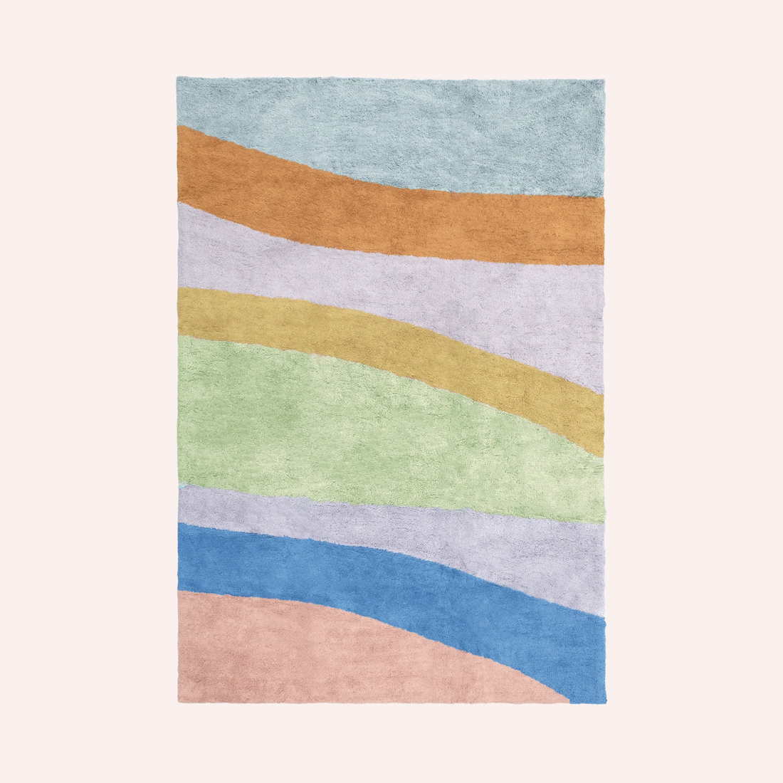 Washable Organic Cotton Cut Pile Rug - Canyon Multi