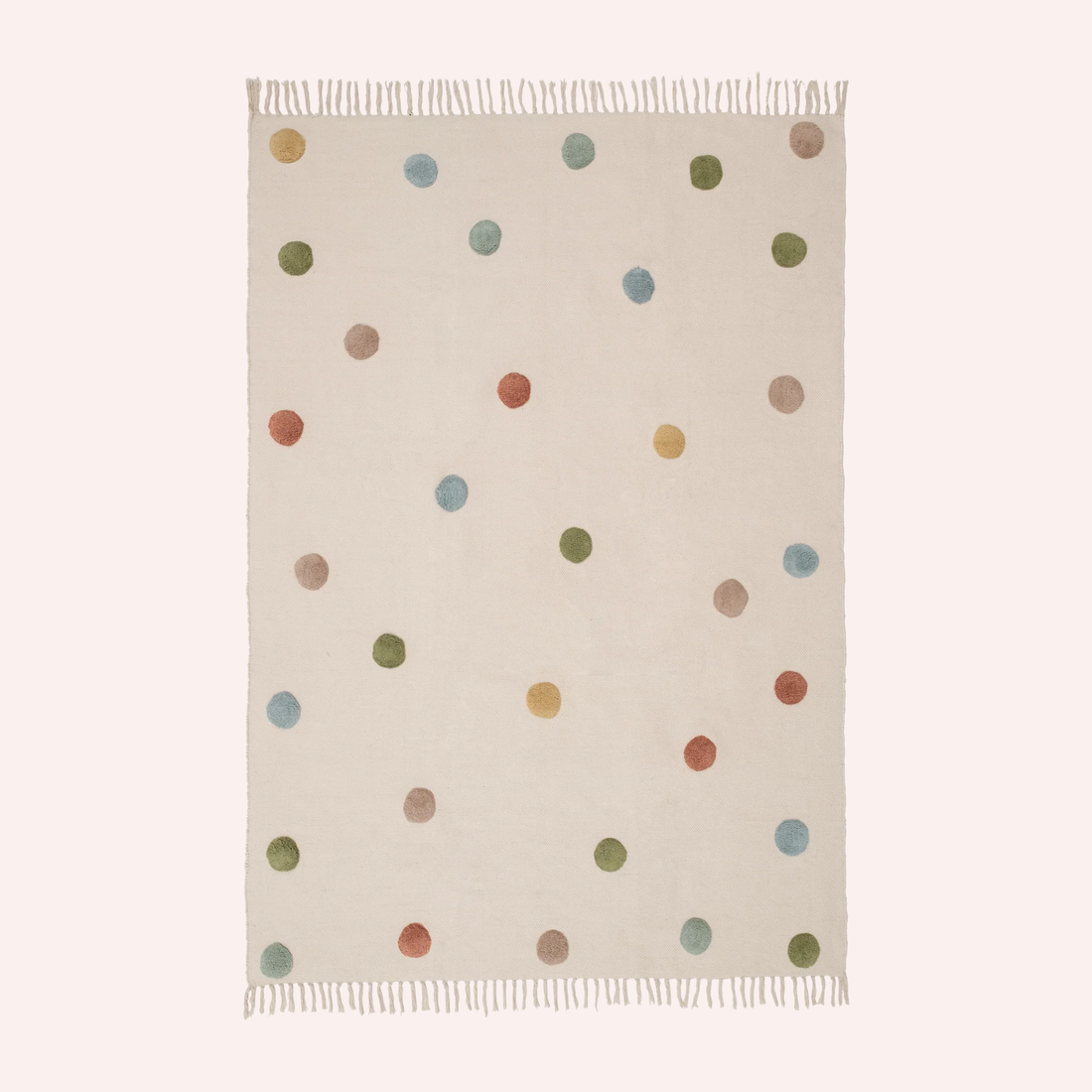 Washable Organic Cotton Cut Pile Rug - Pebble Neutral