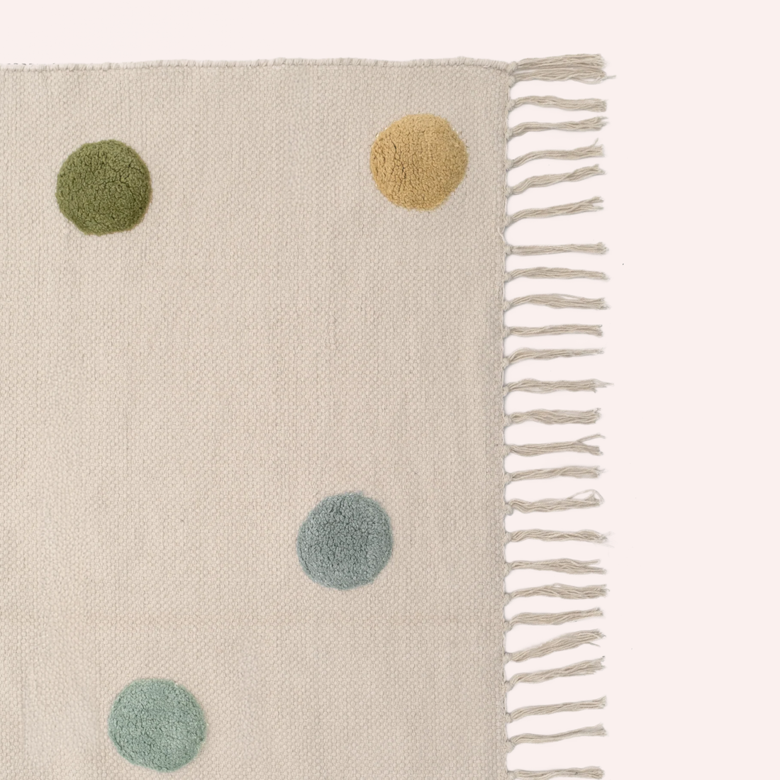 Washable Organic Cotton Cut Pile Rug - Pebble Neutral