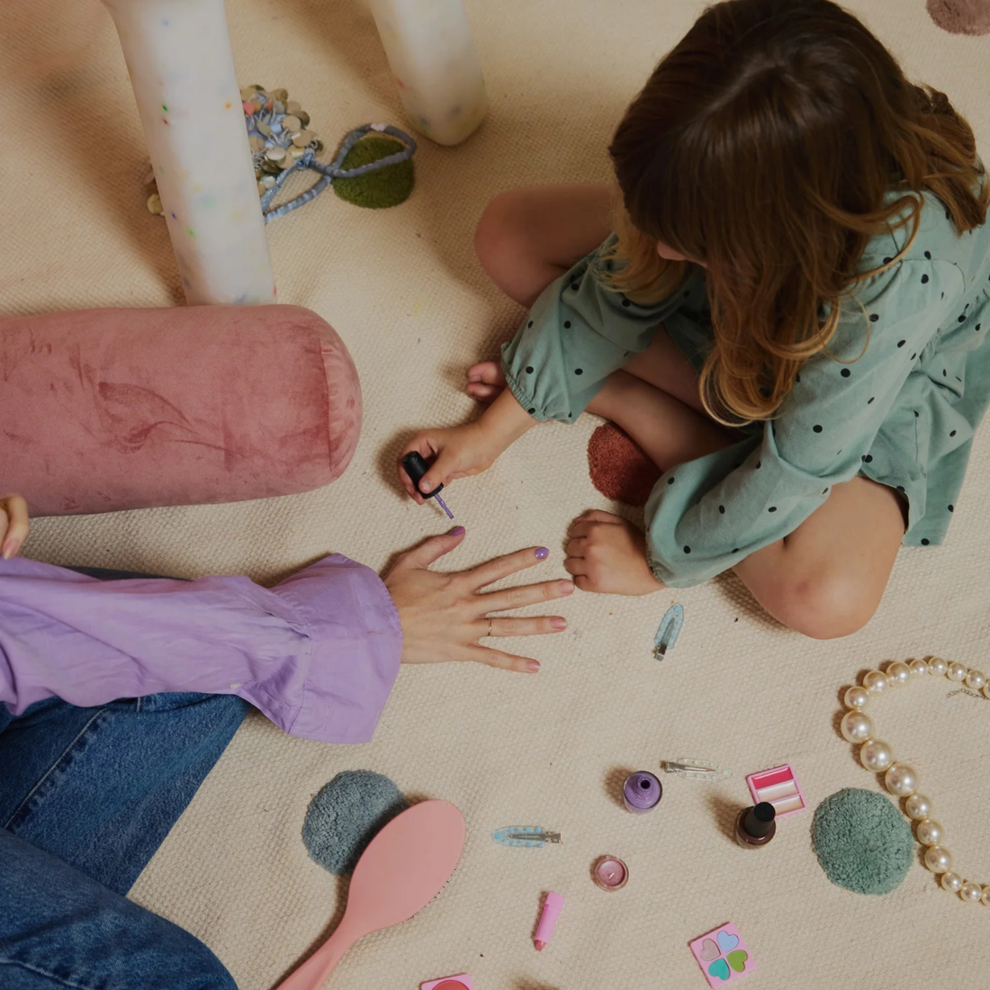 Washable Organic Cotton Cut Pile Rug - Pebble Neutral