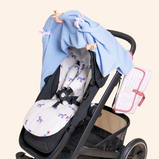 Light and Breathable Muslin Swaddle Duo - Yeehaw Dog