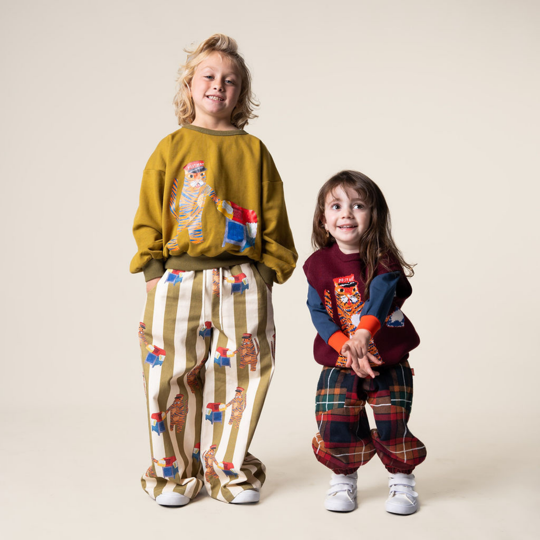 Wide Leg Pants - Tiger the Postie