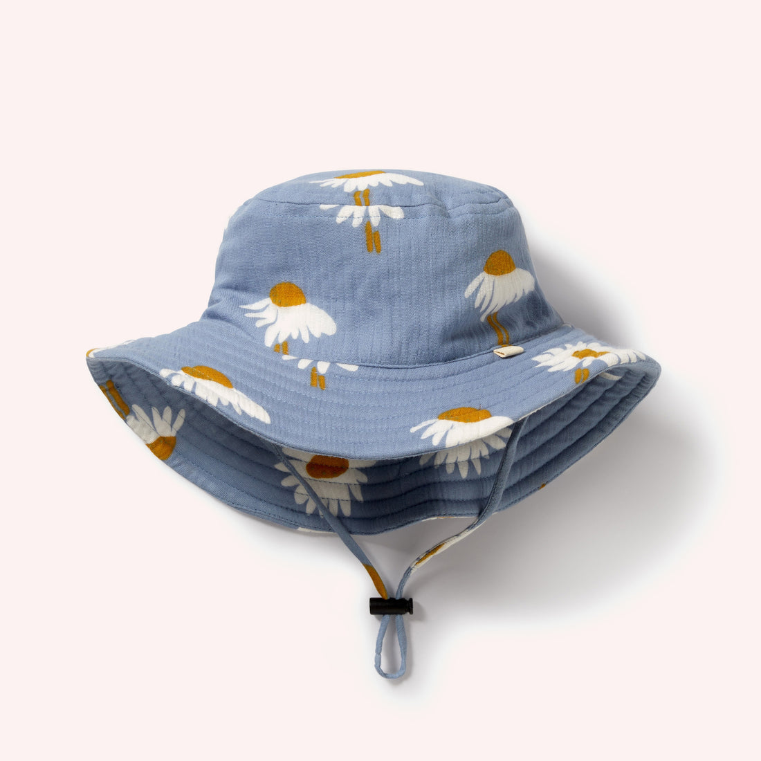 Organic Crinkle Sun Hat - Daisy Floral