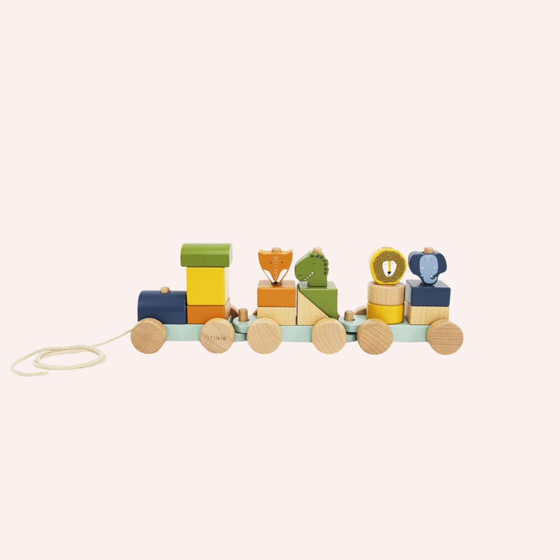 Wooden Animal Train