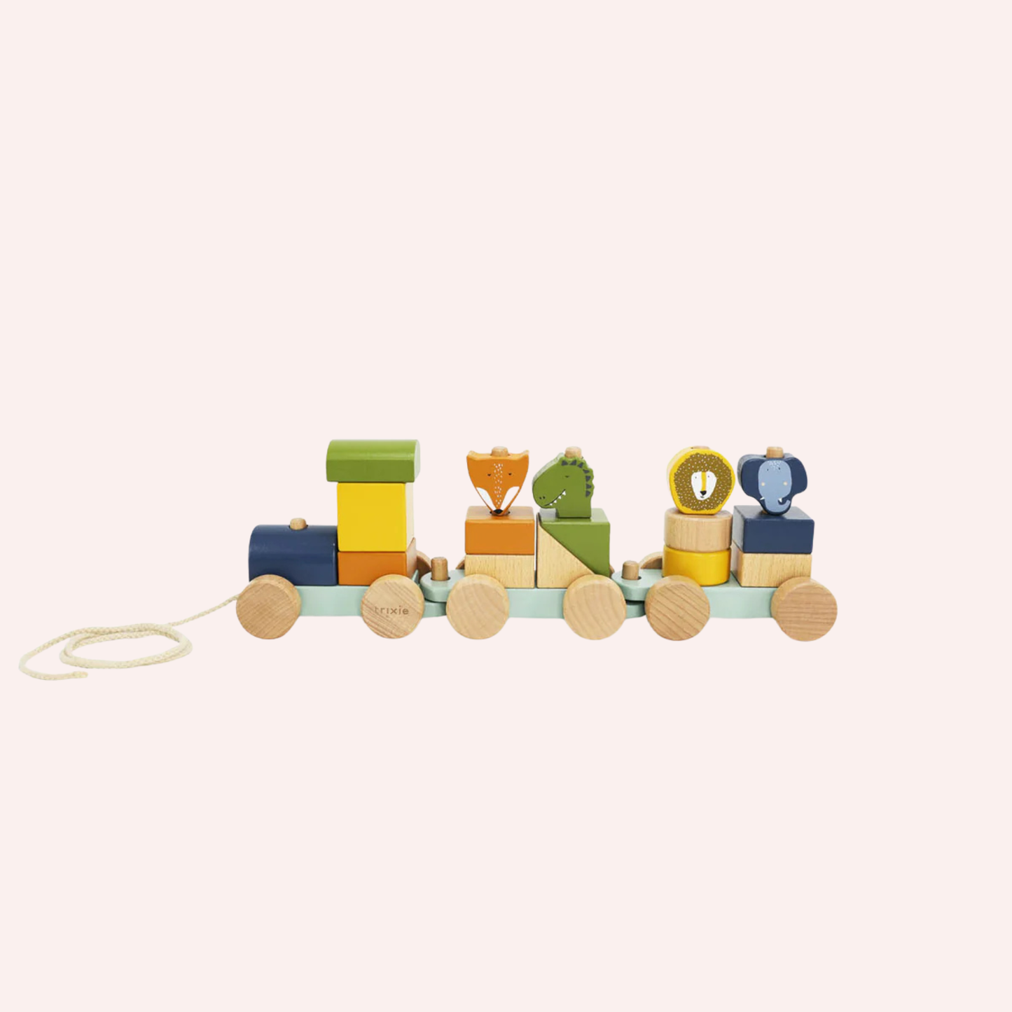 Wooden Animal Train