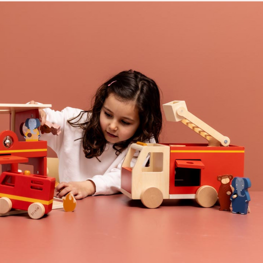 Wooden Fire Truck