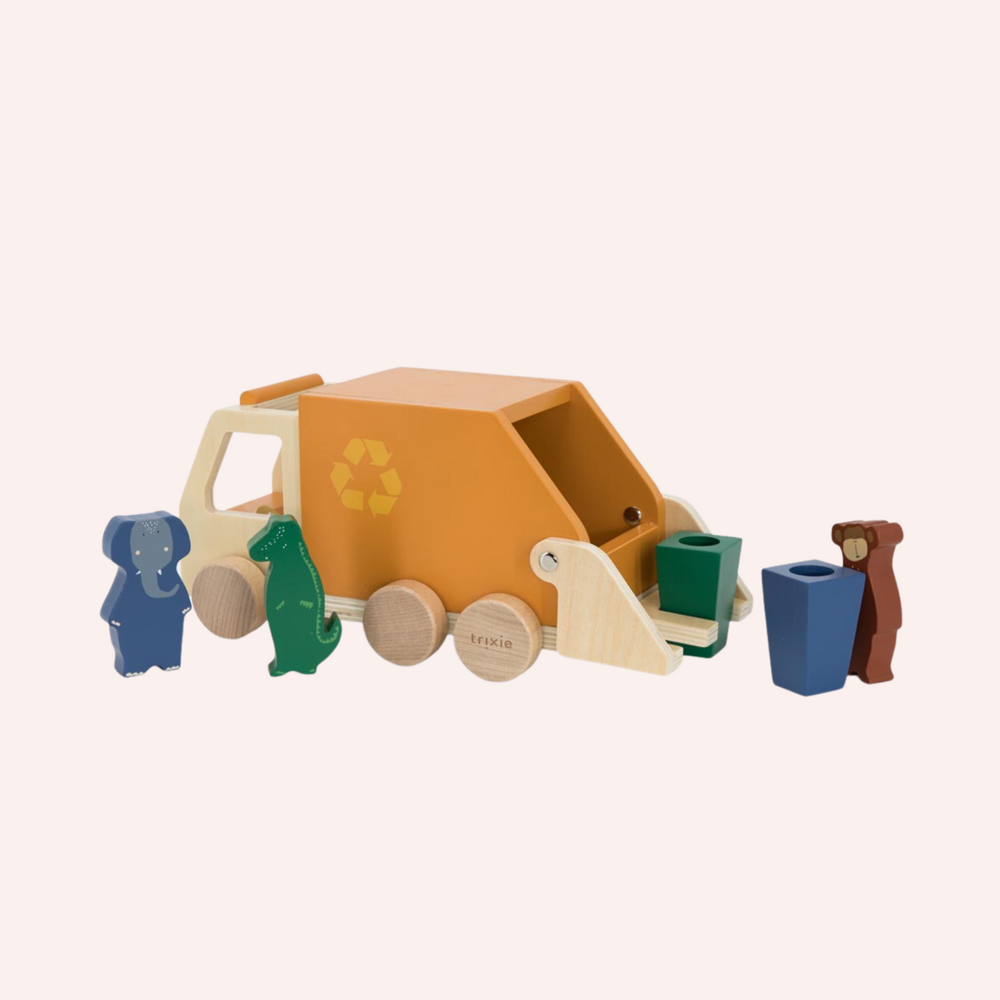 Wooden Garbage Truck