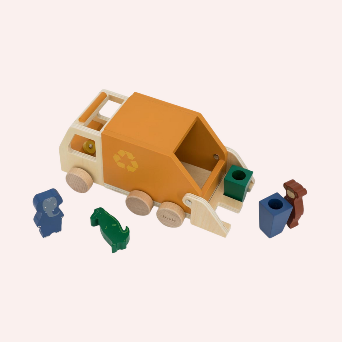 Wooden Garbage Truck