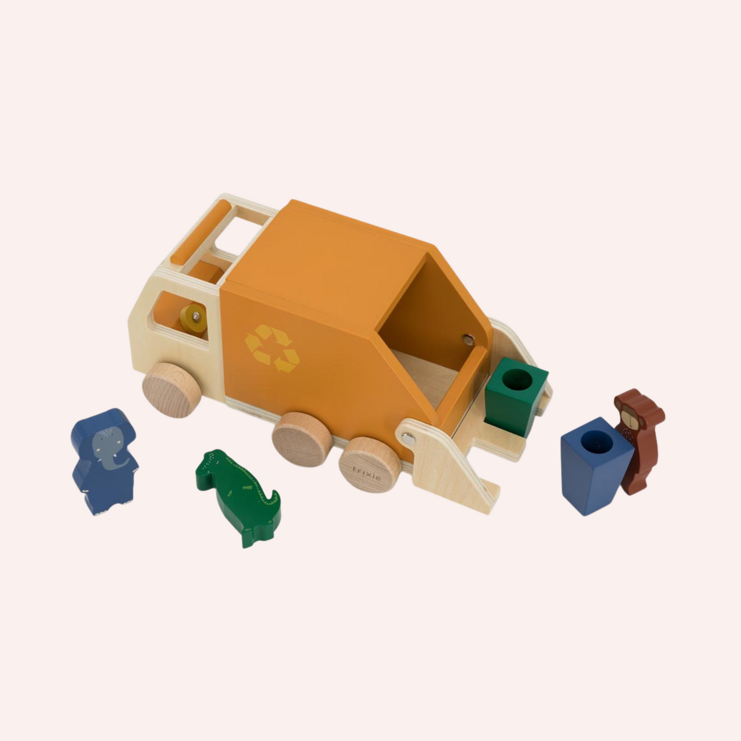 Wooden Garbage Truck