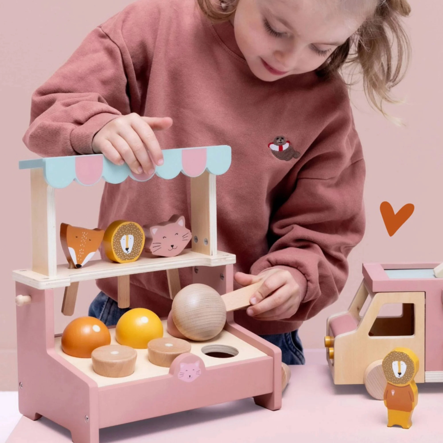 Wooden Ice Cream Shop