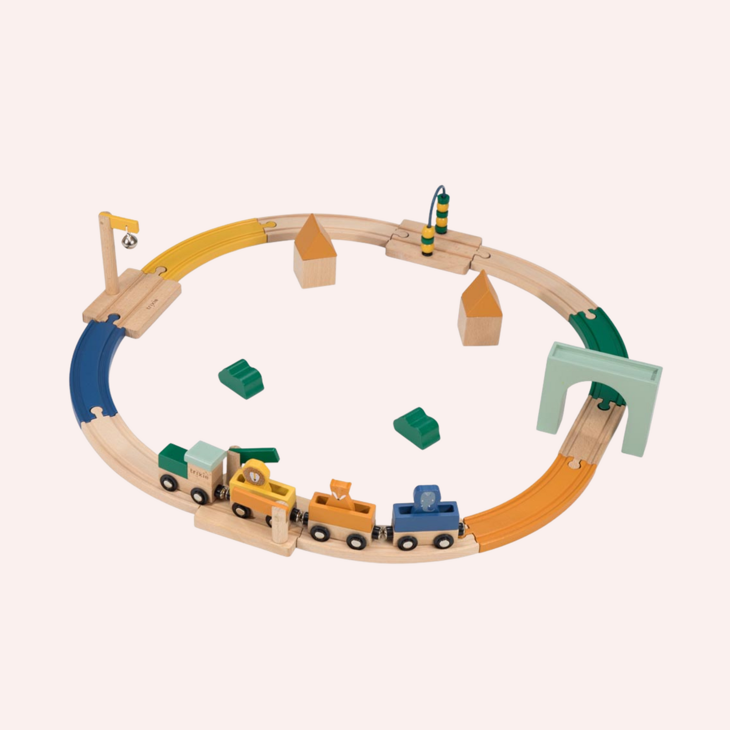 Wooden Railway Set