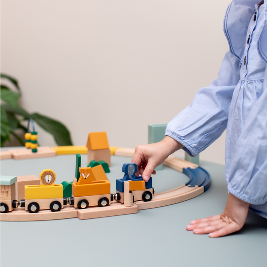 Wooden Railway Set