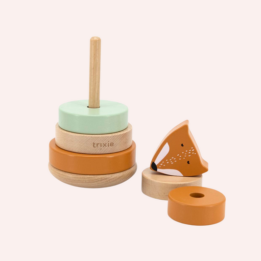 Wooden Stacking Toy - Mr. Fox