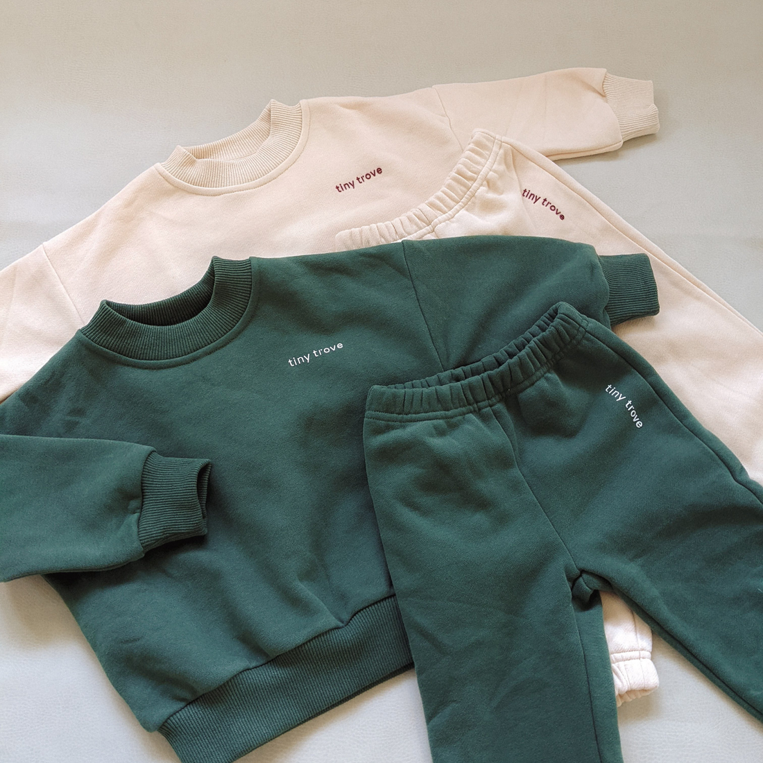 Woodie 3D Logo Tracksuit - Barley