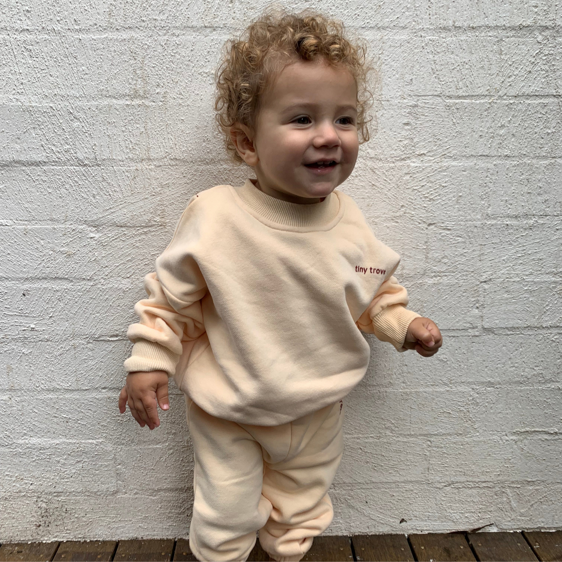 Woodie 3D Logo Tracksuit - Barley