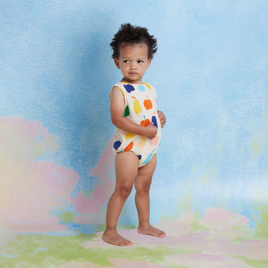 Woven Singlet Suit - Tiny Orchard
