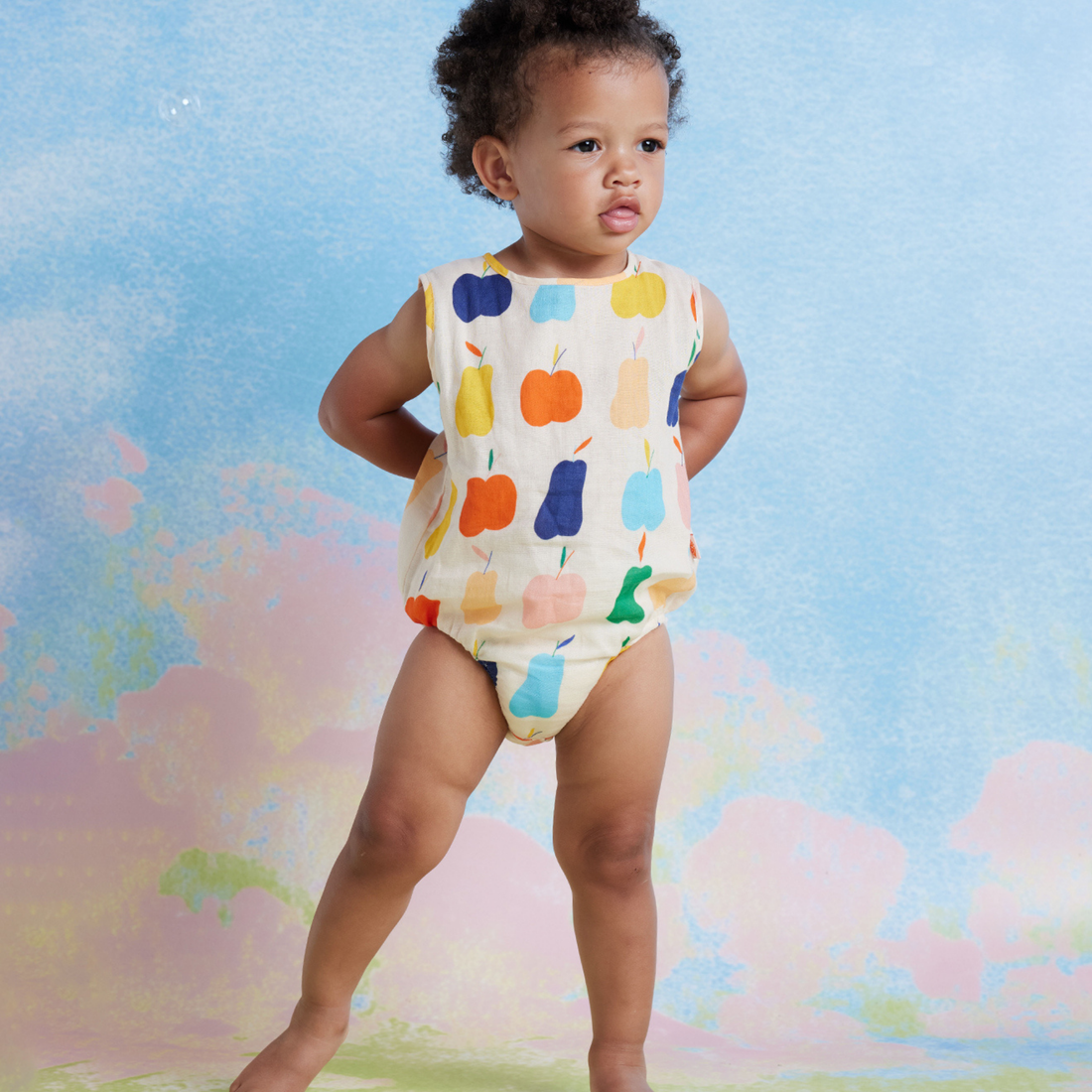 Woven Singlet Suit - Tiny Orchard