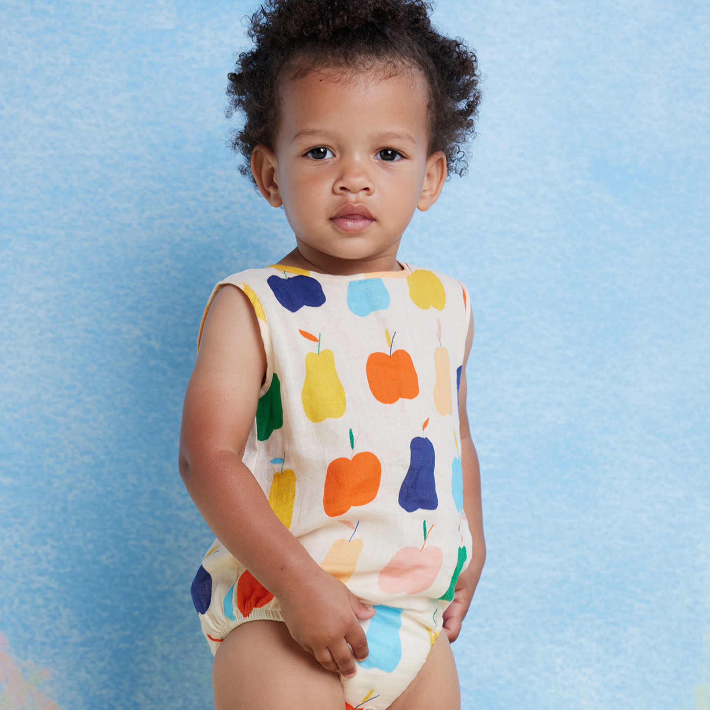 Woven Singlet Suit - Tiny Orchard