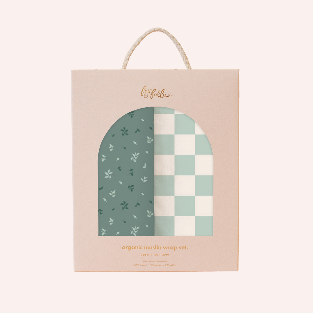 Wrap Set - Pine/Sage Check