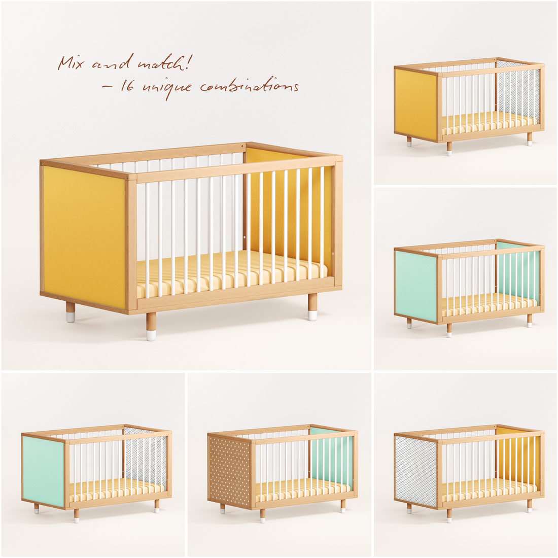 Bold Baby Customisable Cot