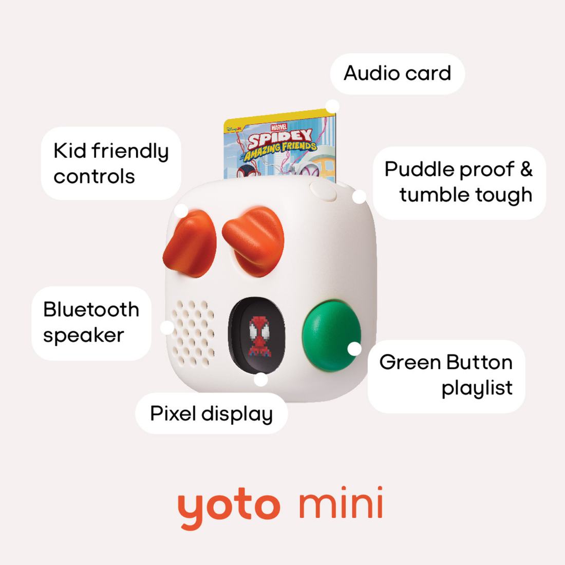 Yoto Card - Marvel: 5 Minute Spidey & His Amazing Friends Stories