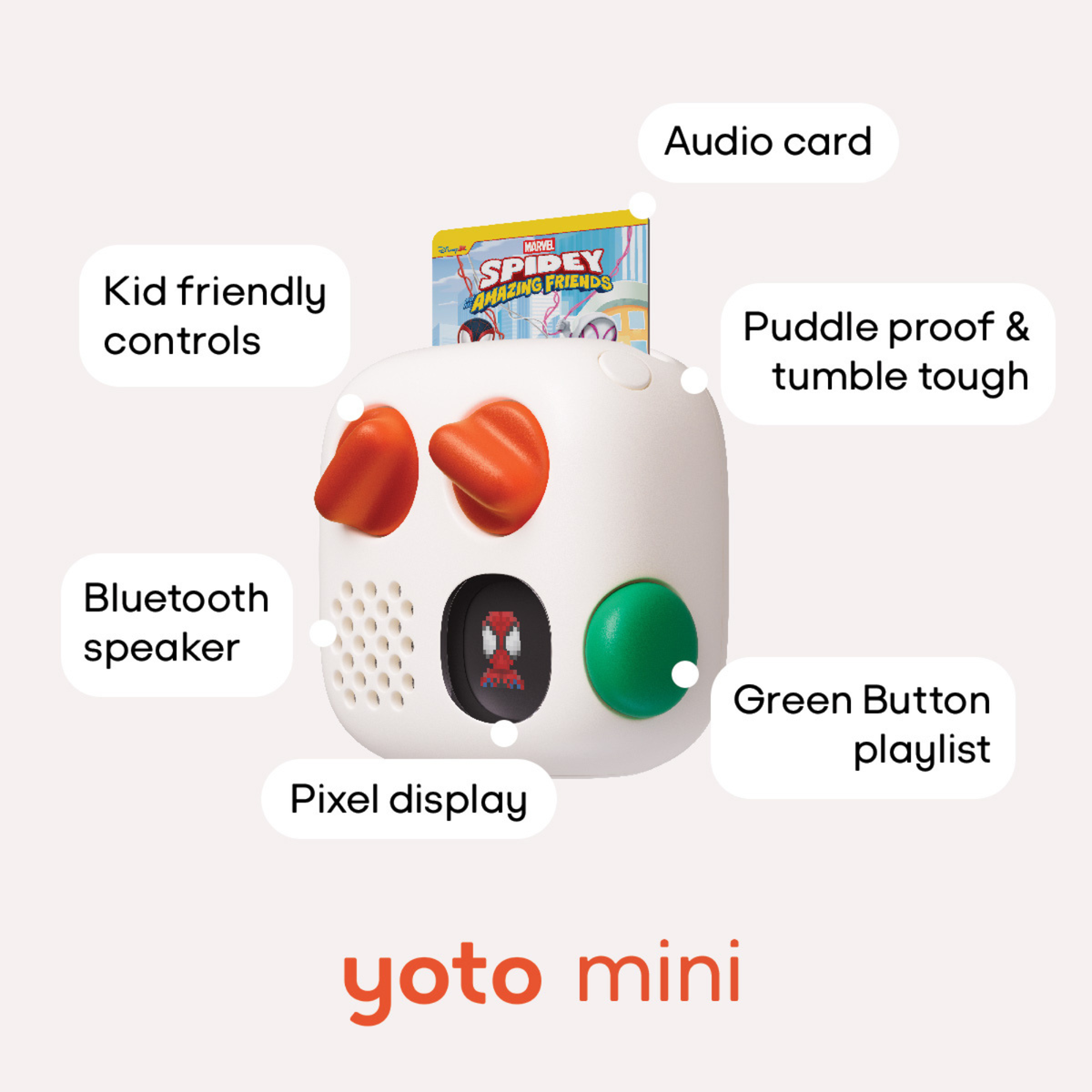 Yoto Card - Marvel: 5 Minute Spidey & His Amazing Friends Stories