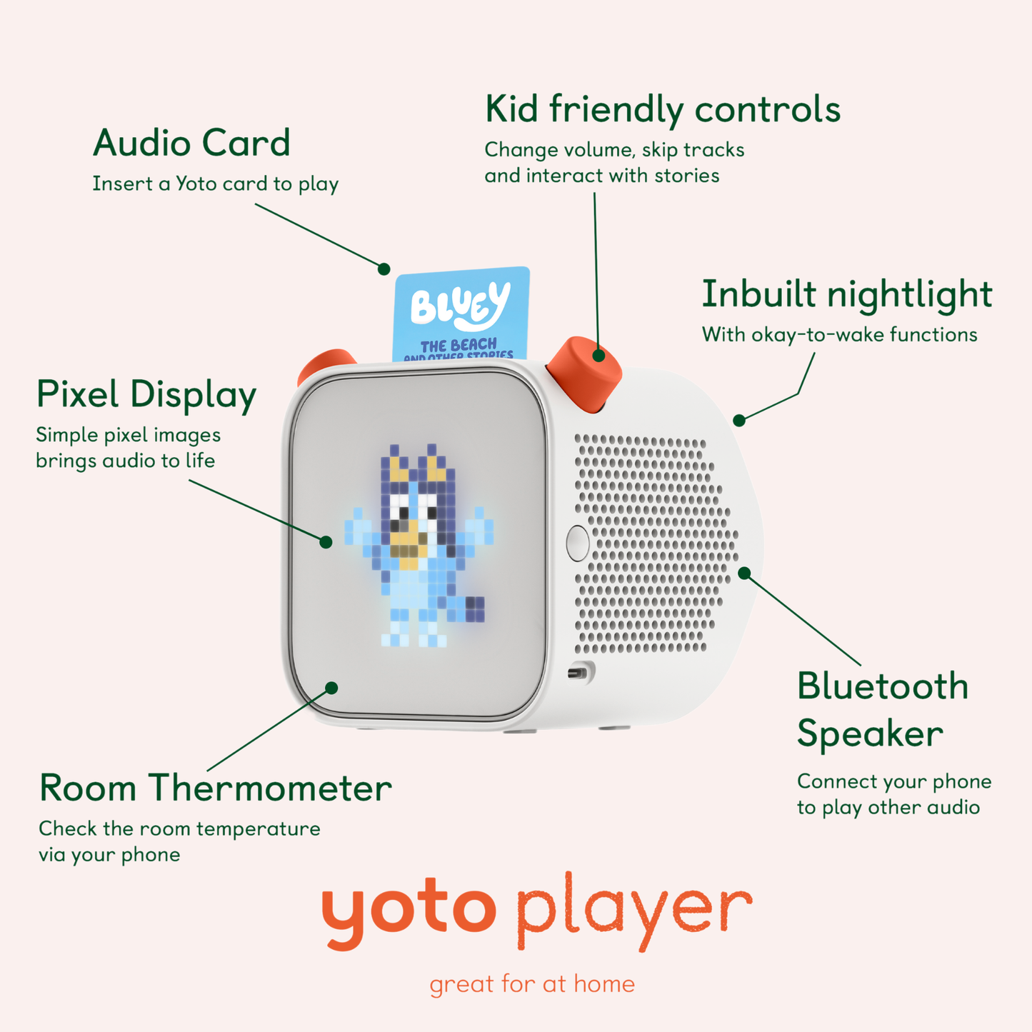 Yoto Bluey The Beach and Other Stories Card