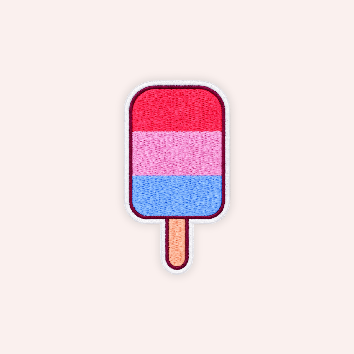 Decorative Iron-On Patch - Ice Cream