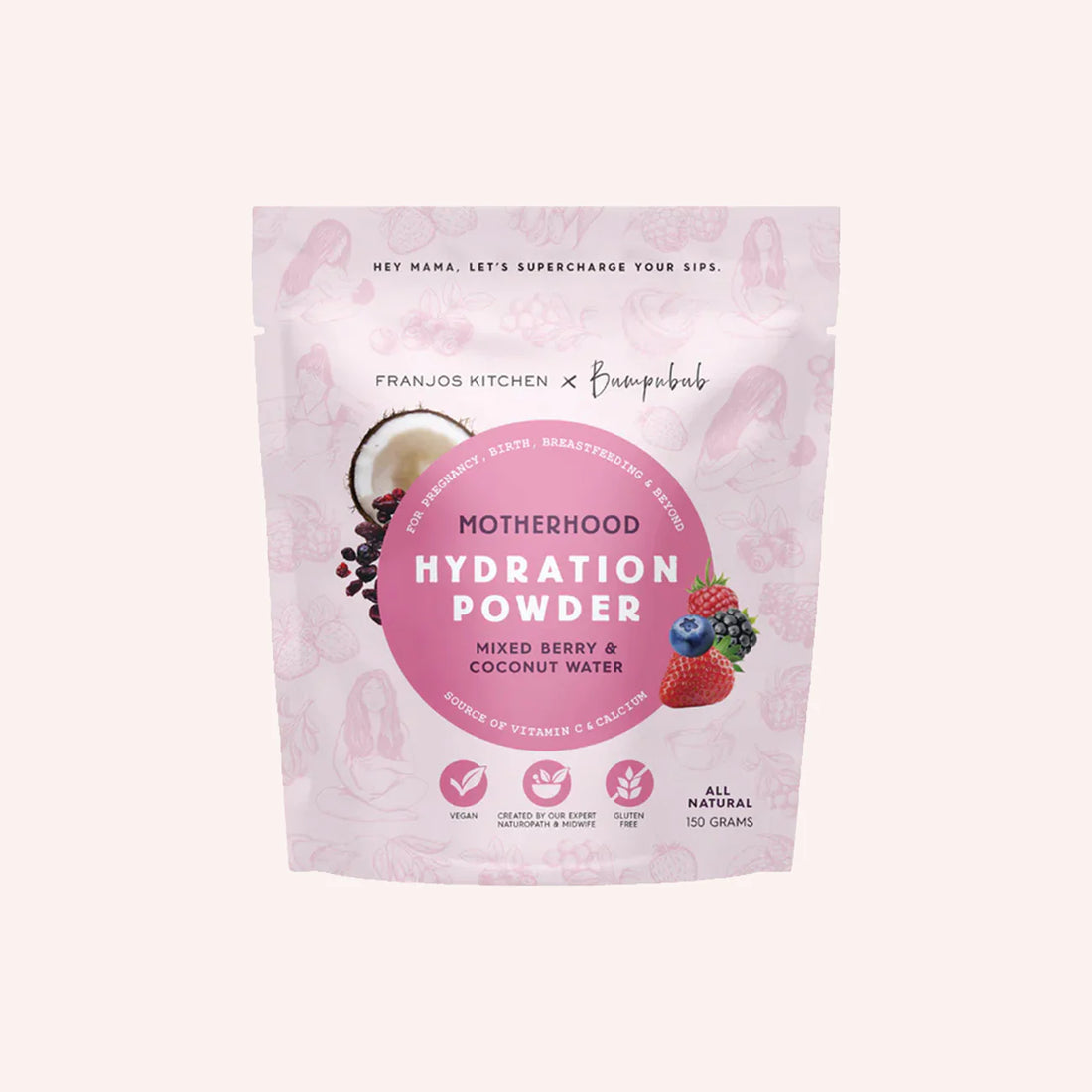 Hydration Powder - Mixed Berry & Coconut Blend