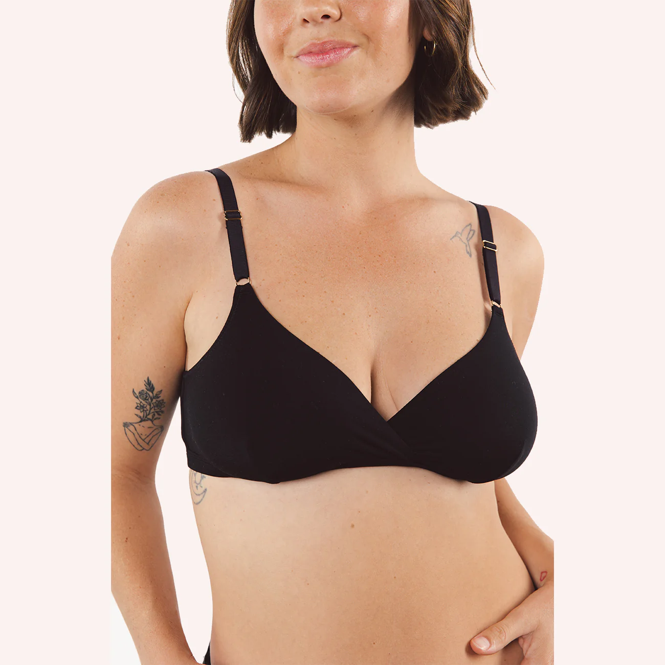 Soft-Cup Nursing Bra - Black