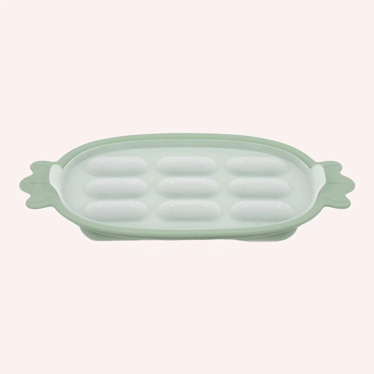 Silicone Nibble Tray - Pea Green