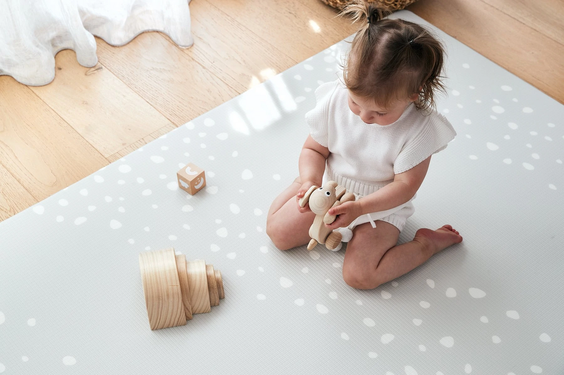 Stones Grey Play Mat - Large