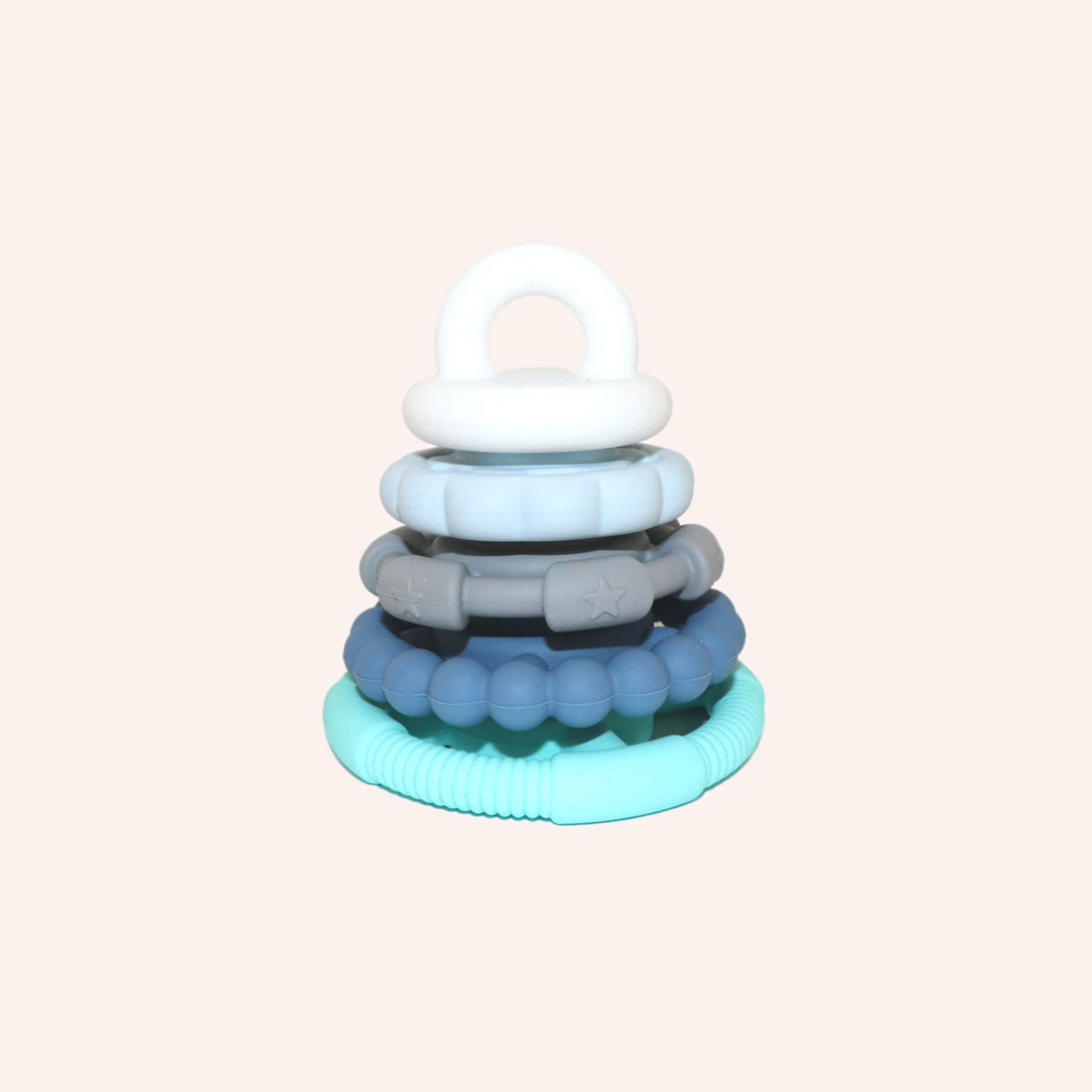 Rainbow Stacker and Teether Toy - Ocean