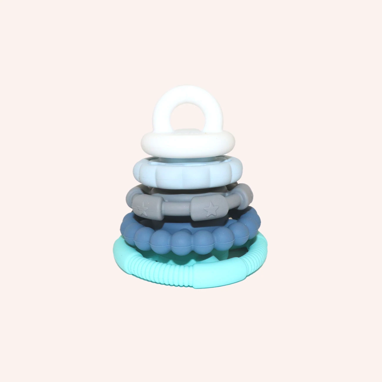 Rainbow Stacker and Teether Toy - Ocean